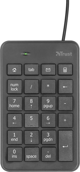 Trust Xalas Számtömb USB Fekete