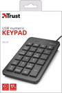 Trust Xalas Számtömb USB Fekete 4. bélyegkép