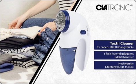 Clatronic TC 3759 Bolyhosodás eltávolító 1 db Fehér, Kék 11. kép