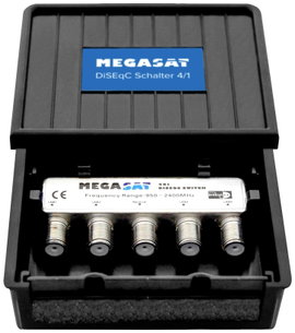 MegaSat DiSEqC 4/1 Pro DiSEqC kapcsoló 4 (4 SAT/0 terresztikus) 1