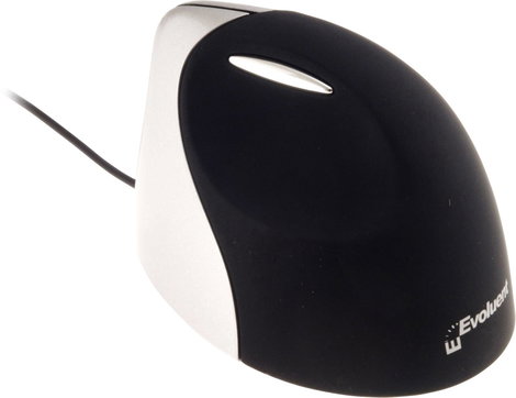 Evoluent VerticalMouse 3 Ergonomikus egér USB Optikai Fekete, Ezüst 5 Gombok 2600 dpi Ergonómikus 2. kép