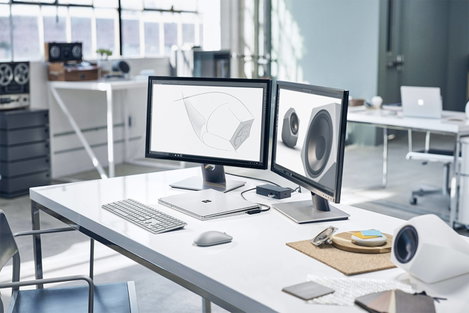 Microsoft Surface WLAN egér Bluetooth™ BlueTrack Szürke 3 Gombok 1000 dpi 4. kép