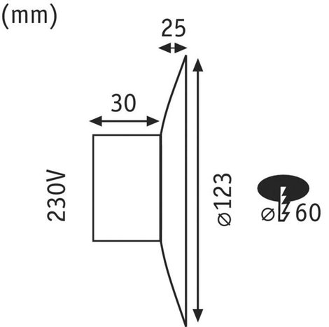 Paulmann 92926 Dekorativ LED-es fali beépíthető lámpa LED Fixen beépített LED-es 2.5 W Fehér (matt) 10. kép