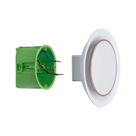 Paulmann 92926 Dekorativ LED-es fali beépíthető lámpa LED Fixen beépített LED-es 2.5 W Fehér (matt) 6. kép