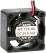 SEPA MF15A05 Axiális ventilátor 5 V/DC 0.6 m³/óra (H x Sz x Ma) 15 x 15 x 8 mm bélyegkép