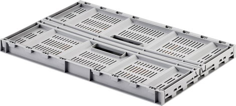 Alutec 05120 Összecsukható doboz (H x Sz x Ma) 400 x 600 x 230 mm Szürke 1 db 2. kép