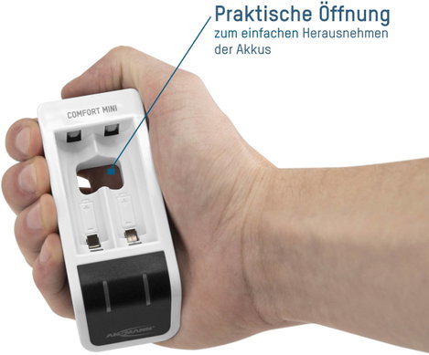 Ansmann Comfort Mini Hengeres akku töltő NiMH Mikro (AAA), Ceruza (AA) 14. kép