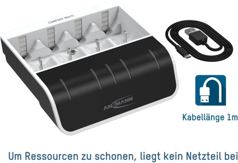 Ansmann Comfort Multi Hengeres akku töltő NiMH Mikro (AAA), Ceruza (AA), Baby (C), Góliát (D), 9 V-o 15. kép