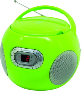 soundmaster SCD2120GR CD-s rádió URH AUX, CD Zöld