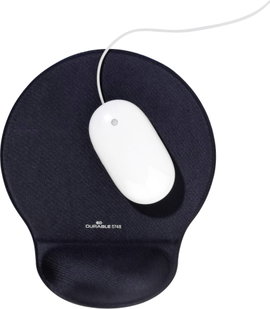 Durable MOUSE PAD ERGOTOP GEL - 5748 Egérpad csuklótámasszal Fekete