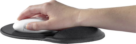 Durable MOUSE PAD ERGOTOP GEL - 5748 Egérpad csuklótámasszal Fekete 3. kép