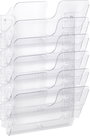 Durable FLEXIPLUS 6 A4 QUER 1700014401 Prospektustartó Fekete, Átlátszó DIN A4, fekvő Rekeszek száma bélyegkép