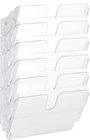 Durable FLEXIPLUS 6 A4 QUER 1700014401 Prospektustartó Fekete, Átlátszó DIN A4, fekvő Rekeszek száma 2. bélyegkép