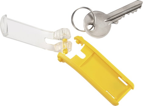 Durable Kulcstartó 195704 Key Clip - 1957 Sárga 6 db 2. kép