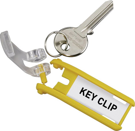 Durable Kulcstartó 195704 Key Clip - 1957 Sárga 6 db 3. kép