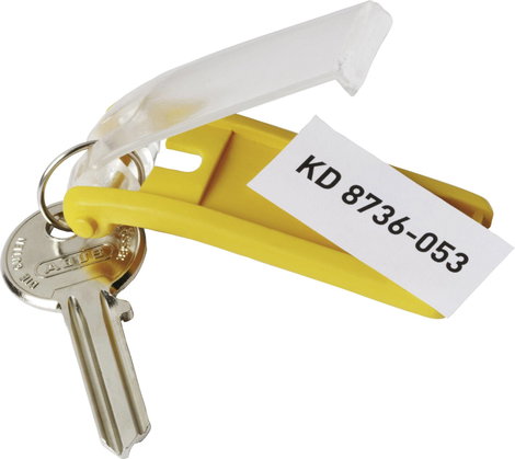 Durable Kulcstartó 195704 Key Clip - 1957 Sárga 6 db 4. kép