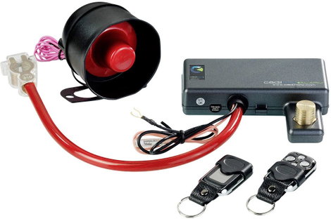 Cadillock Alarm Plus Autós riasztóberendezés Elindulászár, Rázkódás érzékelő, Távirányítóval 12 V 2. kép