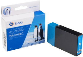 G&G Tinta helyettesíti Canon PGI-1500C XL Kompatibilis Cián NP-C-1500XLC 1C1500C