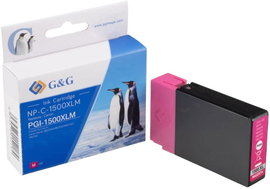 G&G Tinta helyettesíti Canon PGI-1500M XL Kompatibilis Bíbor NP-C-1500XLM 1C1500M