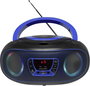 Denver TCL-212BT CD-s rádió URH AUX, CD, USB, Bluetooth® Hangulatfény Kék bélyegkép