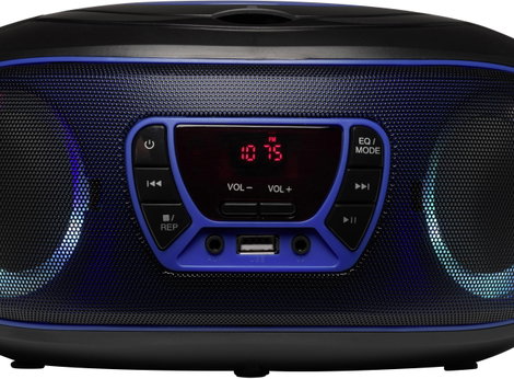 Denver TCL-212BT CD-s rádió URH AUX, CD, USB, Bluetooth® Hangulatfény Kék 4. kép