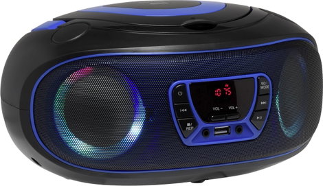 Denver TCL-212BT CD-s rádió URH AUX, CD, USB, Bluetooth® Hangulatfény Kék 5. kép