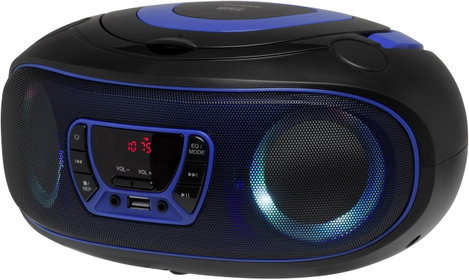 Denver TCL-212BT CD-s rádió URH AUX, CD, USB, Bluetooth® Hangulatfény Kék 6. kép
