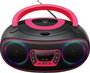 Denver TCL-212BT CD-s rádió URH AUX, CD, USB, Bluetooth® Hangulatfény Rózsaszín bélyegkép