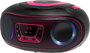 Denver TCL-212BT CD-s rádió URH AUX, CD, USB, Bluetooth® Hangulatfény Rózsaszín 4. bélyegkép