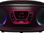 Denver TCL-212BT CD-s rádió URH AUX, CD, USB, Bluetooth® Hangulatfény Rózsaszín 5. bélyegkép