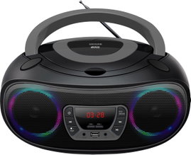 Denver TCL-212BT CD-s rádió URH AUX, CD, USB, Bluetooth® Hangulatfény Szürke