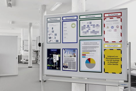 Magnetoplan 1130332 Mágneses keret Ezüst DIN A4 4. kép