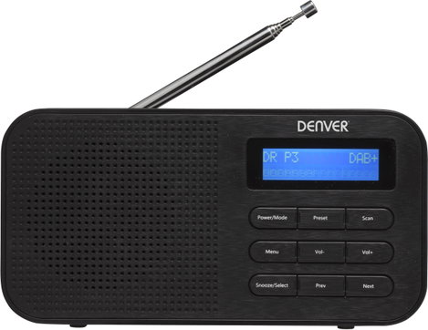 Denver DAB-42 Koffer rádió DAB+, URH Fekete