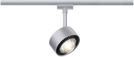 Paulmann Aldan Nagyfeszültségű sínrendszer lámpa URail Fixen beépített LED-es 9 W LED Króm (matt), F 2. kép