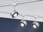 Paulmann Aldan Nagyfeszültségű sínrendszer lámpa URail Fixen beépített LED-es 9 W LED Króm (matt), F 5. bélyegkép