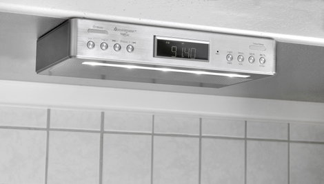 soundmaster UR2045SI Konyhai rádió DAB+, URH Bluetooth® Kihangosító funkció Ezüst 2. kép