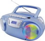 soundmaster SCD5800BL CD-s rádió URH USB, Kazetta, Rádiófelvevő Mikrofonnal Kék 2. bélyegkép