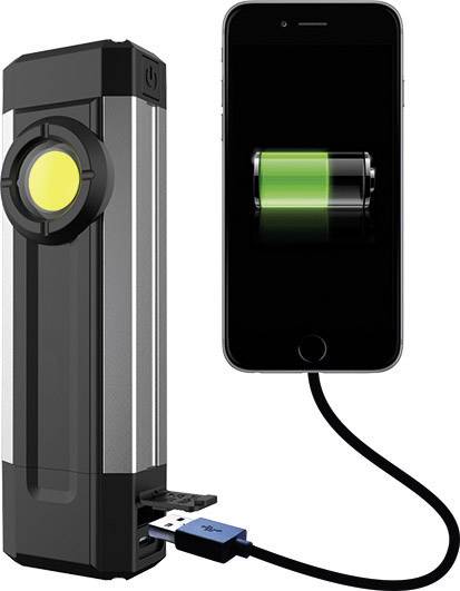 Kunzer PL-041 LED Munkalámpa Akkuról üzemeltetett 500 lm, 250 lm, 120 lm 2. kép