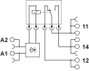 Phoenix Contact PLC-RPT- 24UC/21HC Relé modul Névleges feszültség: 24 V DC/AC Max. kapcsolási áram: 3. bélyegkép