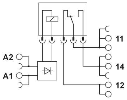 Phoenix Contact PLC-RPT- 24UC/21HC Relé modul Névleges feszültség: 24 V DC/AC Max. kapcsolási áram: 4. kép