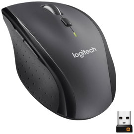 Vezeték nélküli lézeres egér, 1000 dpi, 5 gombos, fekete, Logitech Marathon M705