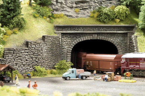 NOCH 58061 H0 Tunnel-Portal 1 sínes Keményhab kész modell 2. kép