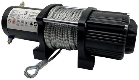 Elektromos kábelcsörlő 12 V 3150 kg acélkábel, Berger & Schröter 31767 2. kép