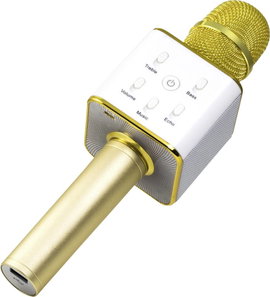 Technaxx BT-X31 Bluetooth hangfal AUX, USB Arany, Fehér