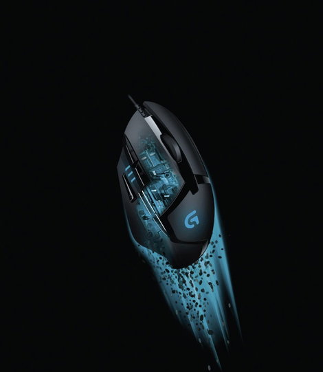 Logitech Gaming G402 Hyperion Fury Gamer egér USB Optikai Fekete 8 Gombok 4000 dpi 7. kép