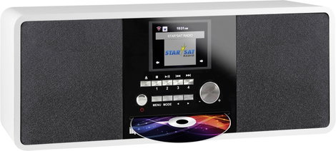 Imperial DABMAN i200CD Asztali internetrádió DAB+, URH, Internet Bluetooth®, DLNA, WLAN, AUX, Intern 3. kép