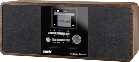 Imperial DABMAN i200CD Asztali internetrádió DAB+, URH, Internet Bluetooth®, DLNA, WLAN, AUX, Intern 3. kép