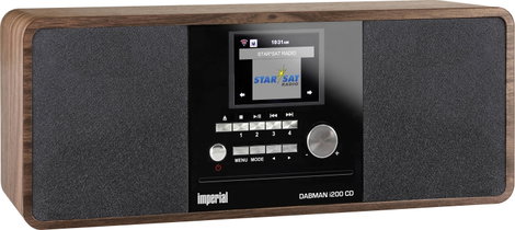 Imperial DABMAN i200CD Asztali internetrádió DAB+, URH, Internet Bluetooth®, DLNA, WLAN, AUX, Intern 5. kép