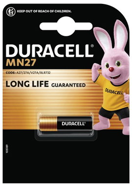 Duracell MN27 Speciális elem 27 A Alkáli mangán 12 V 18 mAh 1 db