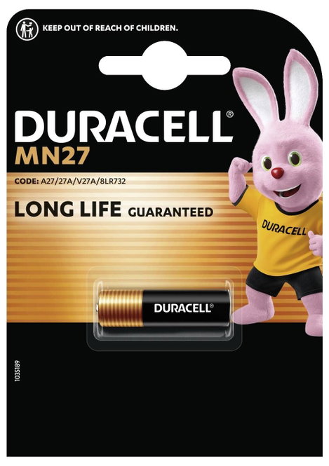 Duracell MN27 Speciális elem 27 A Alkáli mangán 12 V 18 mAh 1 db